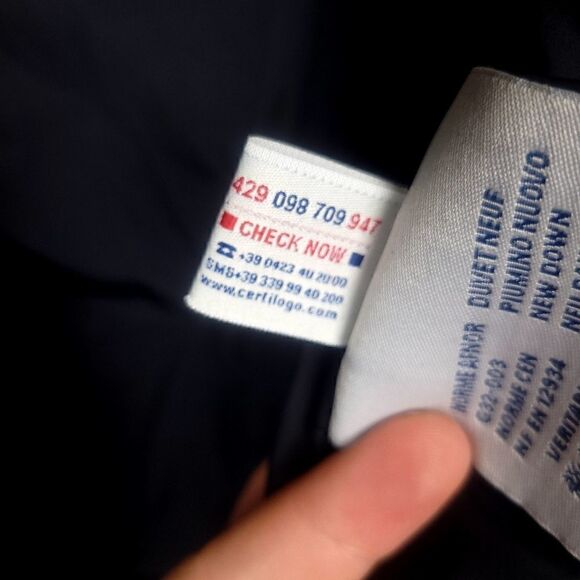 Moncler Ladies Magritte Black Diamond Quilted Down Puffer Jacket size 3 M/L - Picture 10 of 13